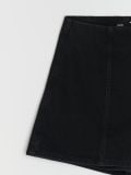 Fustă-pantaloni din denim - negru - SINSAY - small9
