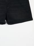 Kratke hlače iz džinsa mom fit - črna - SINSAY - small11
