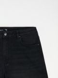 Kratke hlače iz džinsa mom fit - črna - SINSAY - small9