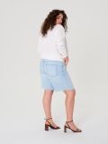 Teksas šorc s visokim strukom PLUS SIZE - plava - SINSAY - small4