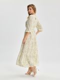 Sukienka midi z wiskozy - wielobarwny - SINSAY - small6