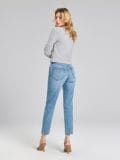 Jeansy mom fit - niebieski - SINSAY - small2