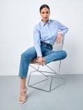 Τζιν mom fit - μπλε τζιν - SINSAY - small8