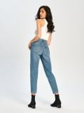 Τζιν mom fit - μπλε τζιν - SINSAY - small2