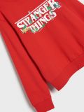 Mikina s kapucí Stranger Things - červená - SINSAY - small3