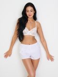Mekani čipkani brushalter - belo - SINSAY - small4