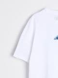 Trükisega T-särk - valge - SINSAY - small9