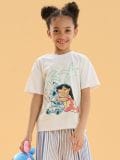 Majica kratkih rukava Stitch - krem - SINSAY - small2