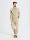 Tricou Polo - verde-pal - SINSAY - small4