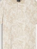 Vzorec polo majica - bež - SINSAY - small7