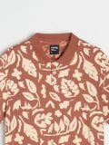 Polo majica sa šarom - karmin - SINSAY - small11