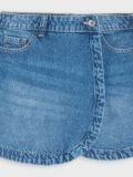 Jeans krilo-hlačke - modra - SINSAY - small12
