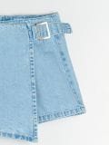 Fustă-pantaloni din denim - albastru - SINSAY - small7