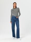 Sweter w paski - czarny - SINSAY - small2