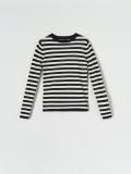 Sweter w paski - czarny - SINSAY - small4