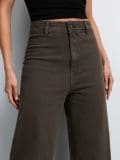 Culotte kavbojke - dark grey jeans - SINSAY - small6