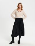 Sweter z miękkiej dzianiny - beżowy - SINSAY - small2