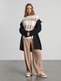 Bluza w paski - beżowy - SINSAY - small4