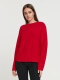 Sweter w prążki - czerwony - SINSAY - small1