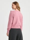 Sweter z falbanami - różowy - SINSAY - small4