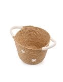 Плетений кошик для зберігання - бежевий - SINSAY - small2