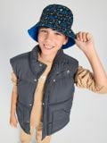 Dvostrani bucket šešir - plava - SINSAY - small4