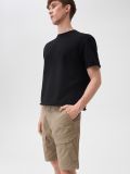 Jogger shorts with cargo pockets - beige - SINSAY - small2