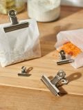 Σετ με 18 κλιπ για σακούλες τροφίμων - ασημι - SINSAY - small1