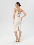 Midiseelik - kreemvalge - SINSAY - small3
