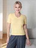 Футболка basic - світло-жовтий - SINSAY - small6