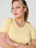 Футболка basic - світло-жовтий - SINSAY - small5