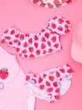 Dvodelni kupaći kostim - pastelno roze - SINSAY - small1