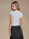 Rebrasta osnovna majica - više boja - SINSAY - small2