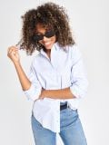 Regular fit prugasta košulja - bledoplavo - SINSAY - small6