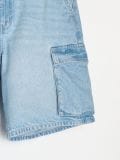Bermuda in denim - blu - SINSAY - small12
