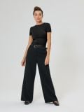 Pluus külgmiste kroogetega - must - SINSAY - small4