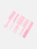 Juuksekujundus kammide komplekt Barbie - pastellroosa - SINSAY - small1