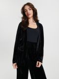 Samtblazer - Schwarz - SINSAY - small1