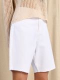 High waist kratke hlače od trapera - bijela - SINSAY - small2
