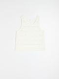 Pleteni top - krem - SINSAY - small4