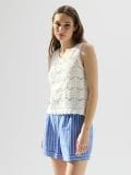 Pleteni top - krem - SINSAY - small2