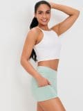 Uski sportski šorts Gym Hard - svetlozelena - SINSAY - small1