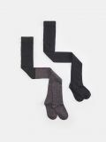 Set de 2 perechi de ciorapi - negru - SINSAY - small1