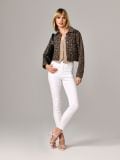 Džíny super high waist - bílá - SINSAY - small3