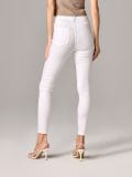 Džíny super high waist - bílá - SINSAY - small2