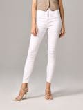 Džíny super high waist - bílá - SINSAY - small1