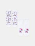 Komplet 2 parov nogavic Hello Kitty - večbarvna - SINSAY - small1