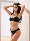 Reljeefsest kangast bikiinitopp - must - SINSAY - small2