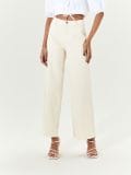 Τζιν Culotte - κρεμ - SINSAY - small1