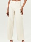 Τζιν Culotte - κρεμ - SINSAY - small5